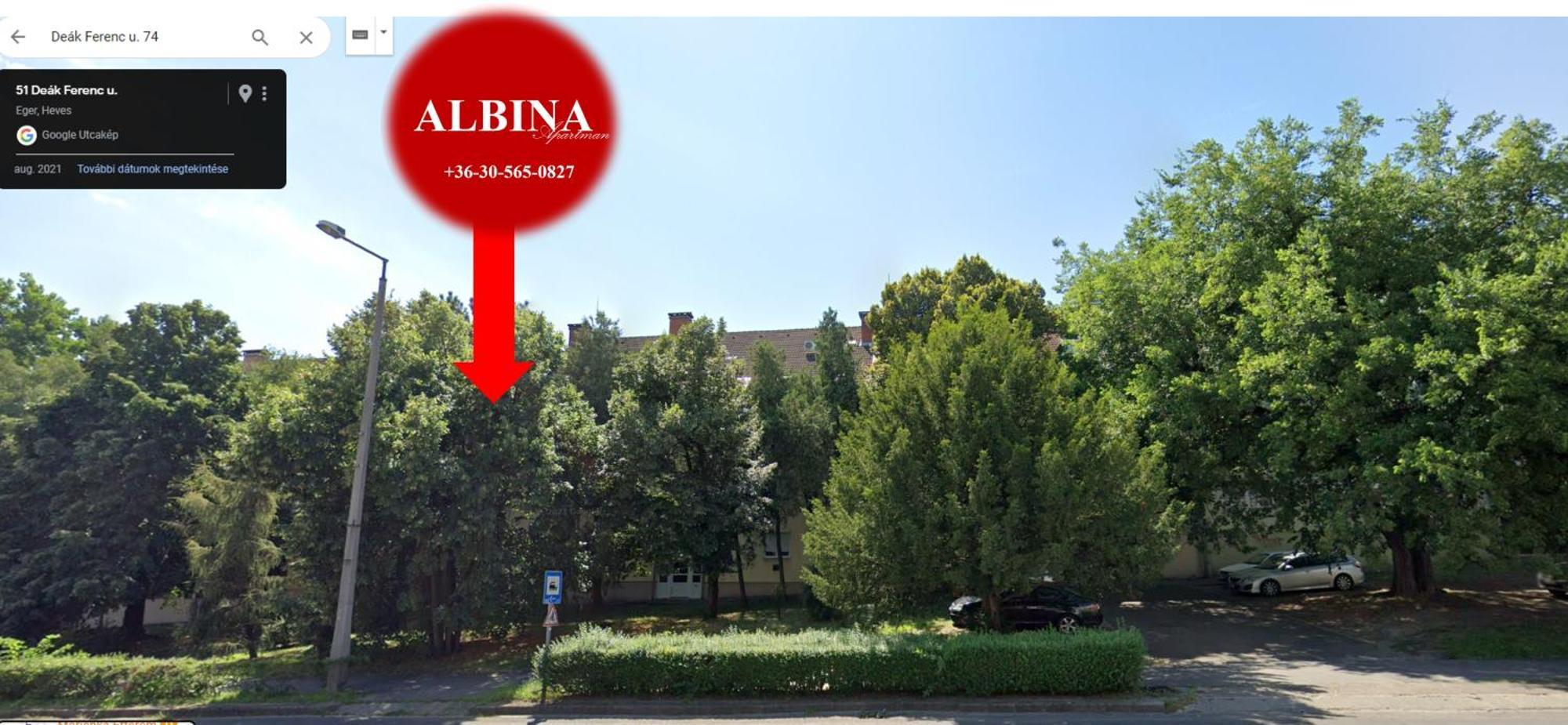 Albina Apartman Eger Luaran gambar